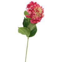 Artificial Silk Hydrangea Single Stem - Fuschia