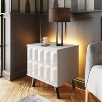 Elevate Lamp Table - White