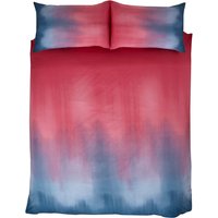 Bold Ombre Design Duvet Set - Red / King