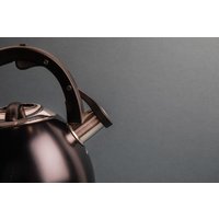 La Cafetire Induction-Safe Enamel Stovetop Kettle - Black