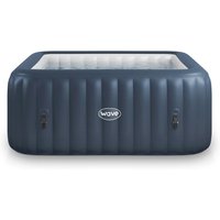 Wave Pacific 6-Person Inflatable Hot Tub with Integrated Heater - Navy / Standard