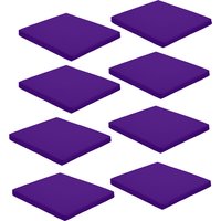 Garden Chair Cushion Outdoor Patio Chair Seat Pad 44x50cm - Purple / 8