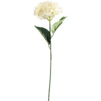 Artificial Silk Hydrangea Stem 60cm - Cream