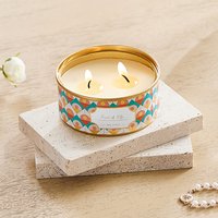 Jar Soy Candle with Natural Fragrance - Colourful / Natural Fragance