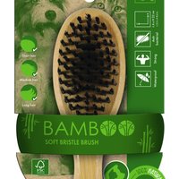 MPets Bamboo Soft Bristle Pin brush - Brown