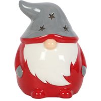 Festive Gonk Tealight Holder For Cozy Holiday Glow - Grey