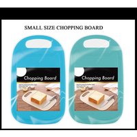 2 Pack Plastic Chopping Board Food Prep Cutting Board - Blue