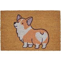 Filta Corgi Doormat - Brown