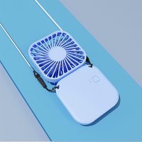 Folding Mini Small Fan - Blue