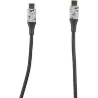 Nightmare Before Christmas 6ft Type-C Braided Charging Cable Jack Grid - Grey
