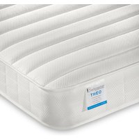 Theo Pocket Sprung Low Profile Mattress - White / Small Single