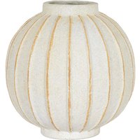 Grove Large Globe Vase - Stoneware Decorative Vase - Stone - Stone