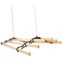 Clothing Airer Ceiling Pulley Black 1.8m - Black