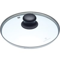 MasterClass 20cm Glass Saucepan Lid - Grey