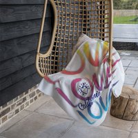 Love California Blanket - Blue