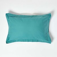 200 Thread Count Egyptian Cotton Oxford Pillowcase - Teal