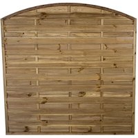 Decorative Dome Top Fence Panel - 4