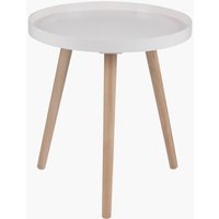 Halston MDF and Pine Wood Round Table - Pink