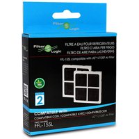 FilterLogic Fridge Air Filters to Replace LT120F (Twin Pack) - White