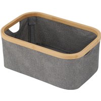 Costwold Bamboo Storage Basket - Grey