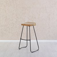 Rombass Saddle Seat Kitchen Bar Stools - Natural