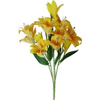 Artificial Lily Stem - Artificial Lily Stem Yellow