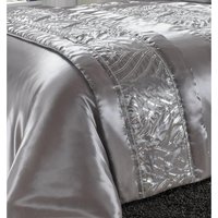 Shimmer Bed Runner - Silver