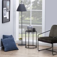 Seaford Round Side Table - Black