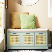 Multi Purpose Storage Bench - Green