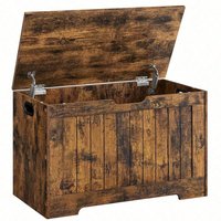 VASAGLE Storage Bench with Safety Hinges - Bronze