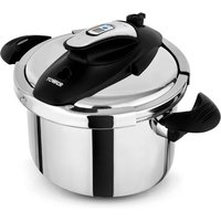 One Touch Ultima 6L Pressure Cooker SS - Silver