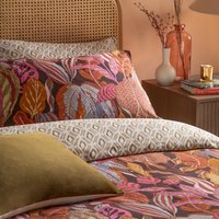 Utopia Printed Reversible Duvet Cover Set King - Multicolour