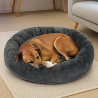 Donut Pet Bed Cushion - Grey / 90cm