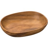 Acacia Wood Oval Serving Dish - Brown