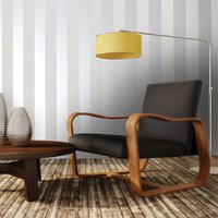 Dillan Stripe Metallic Wallpaper - Silver/Grey