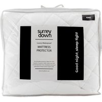 Surrey Down, Surrey Down Luxury Waterproof Mattress Protector - White / Super king Surrey Down, Surrey Down Luxury Waterproof Mattress Protector - White / Super king