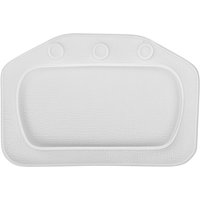 Comfy Padded Cushioned Bath Pillow - White