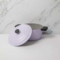 MasterClass Set made of Casserole Dish and Cover Handles - Purple
