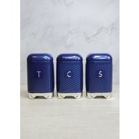 3 Piece Canisters - BLUE