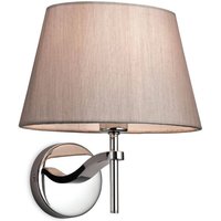Princess 1 Light Single Indoor Wall Polished SSteel Oyster E14 - Polished Stainless Steel