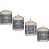 Prices Altar Pillar Candle 100 x 80mm Unscented Smokeless Non Drip 50H - Cream / 4