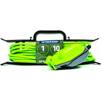 IP54 Outdoor Extension Lead Weatherproof Garden workshop - Green / 12cm / 36cm / 10m