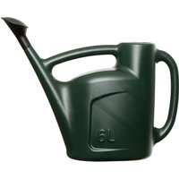 6L Green Garden Watering Can With a Detachable Rose Head Sprinkler - Green