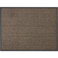 JVL Commodore Barrier Mat - Brown and Black - Brown / 60x80cm