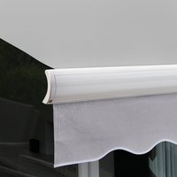 Electric Patio Awning Full Cassette 2m Canopy - Silver