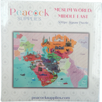 Muslim World Middle East Jigsaw Puzzle - Teal