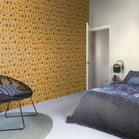 Claas Bugs Life Wallpaper Paste The Wall Vinyl Extra Washable - Mustard