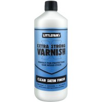 Littlefair's Indoor Extra Strong Wood Varnish - Satin - Natural / 1l