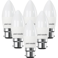 5.5W LED Candle, Dimmable, B22, 470lm, 6500K - Daylight / 6