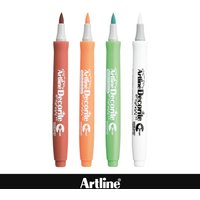 Artline Decorite Brush Marker Pens for Decorating - Earth